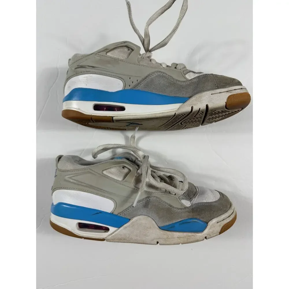 Nike Air Jordan 4 RM University Blue White Grey Sneakers Size 5 youth